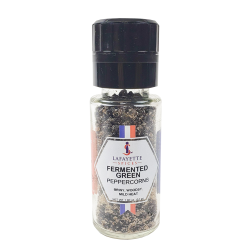100ml jar of Fermented Green Peppercorns – gourmet spice packed in Long Island, NY for NYC kitchens